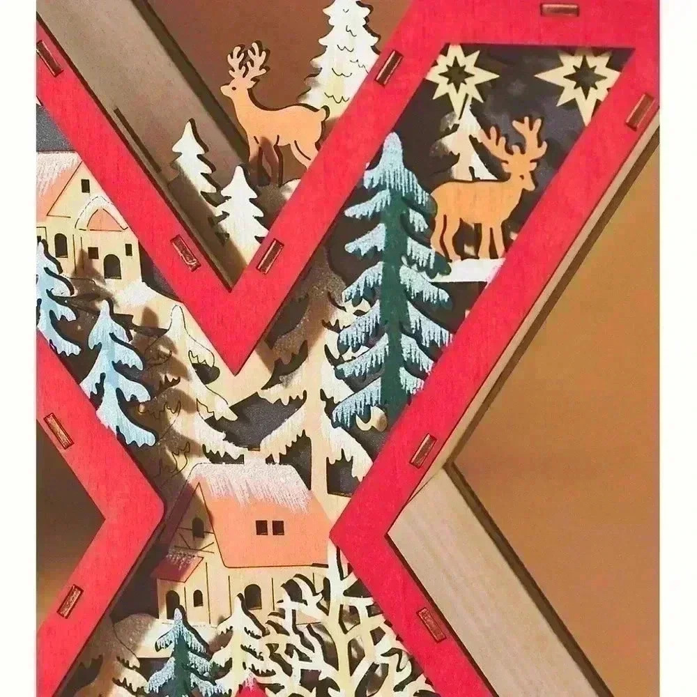 Anthropologie wonderland scene monogram letters X - Picture 3 of 3